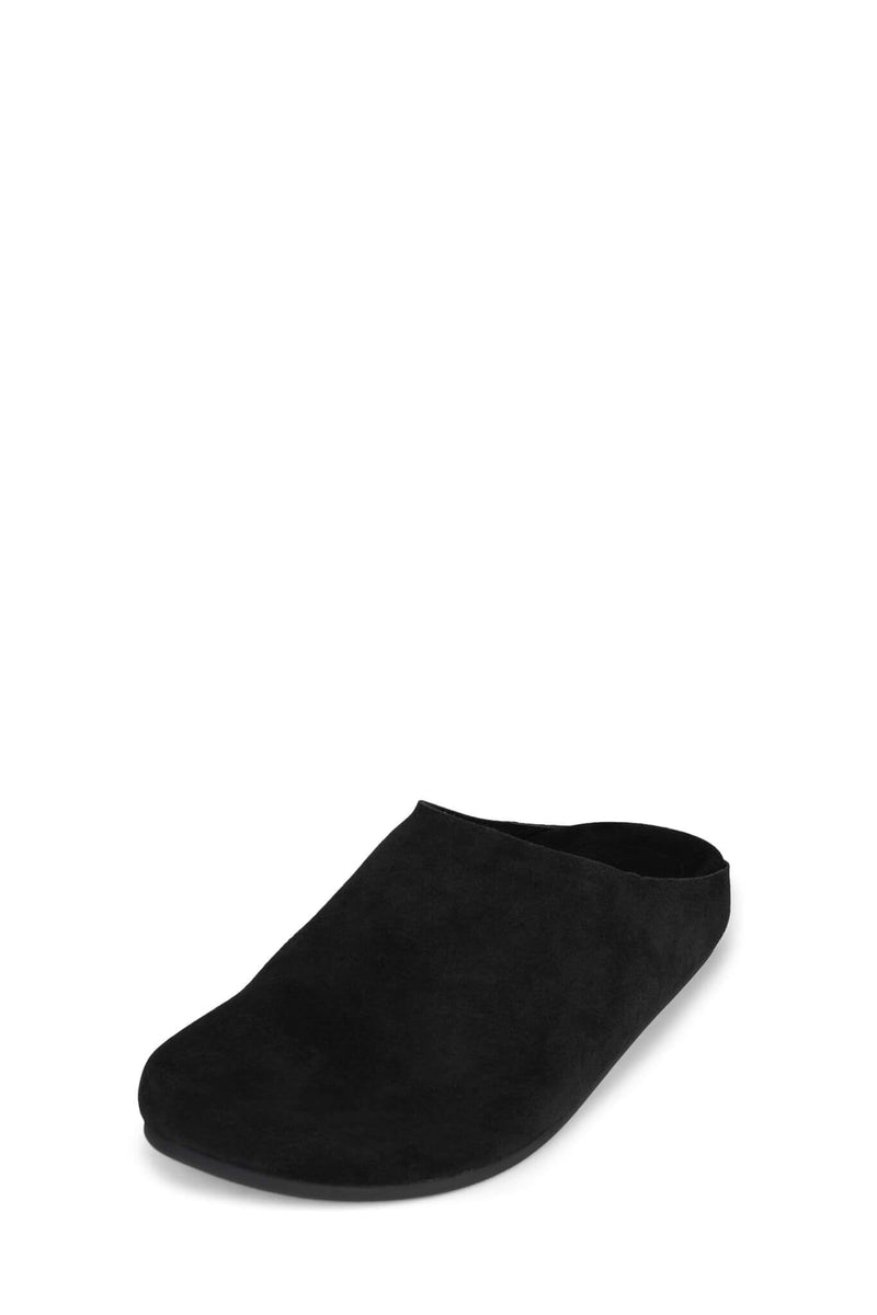 CONTENT Jeffrey Campbell Flat Mule Black Suede