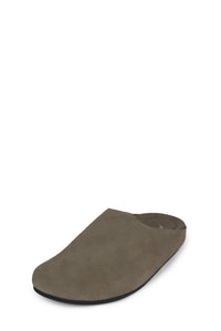 CONTENT Jeffrey Campbell Flat Mule Light Khaki Suede