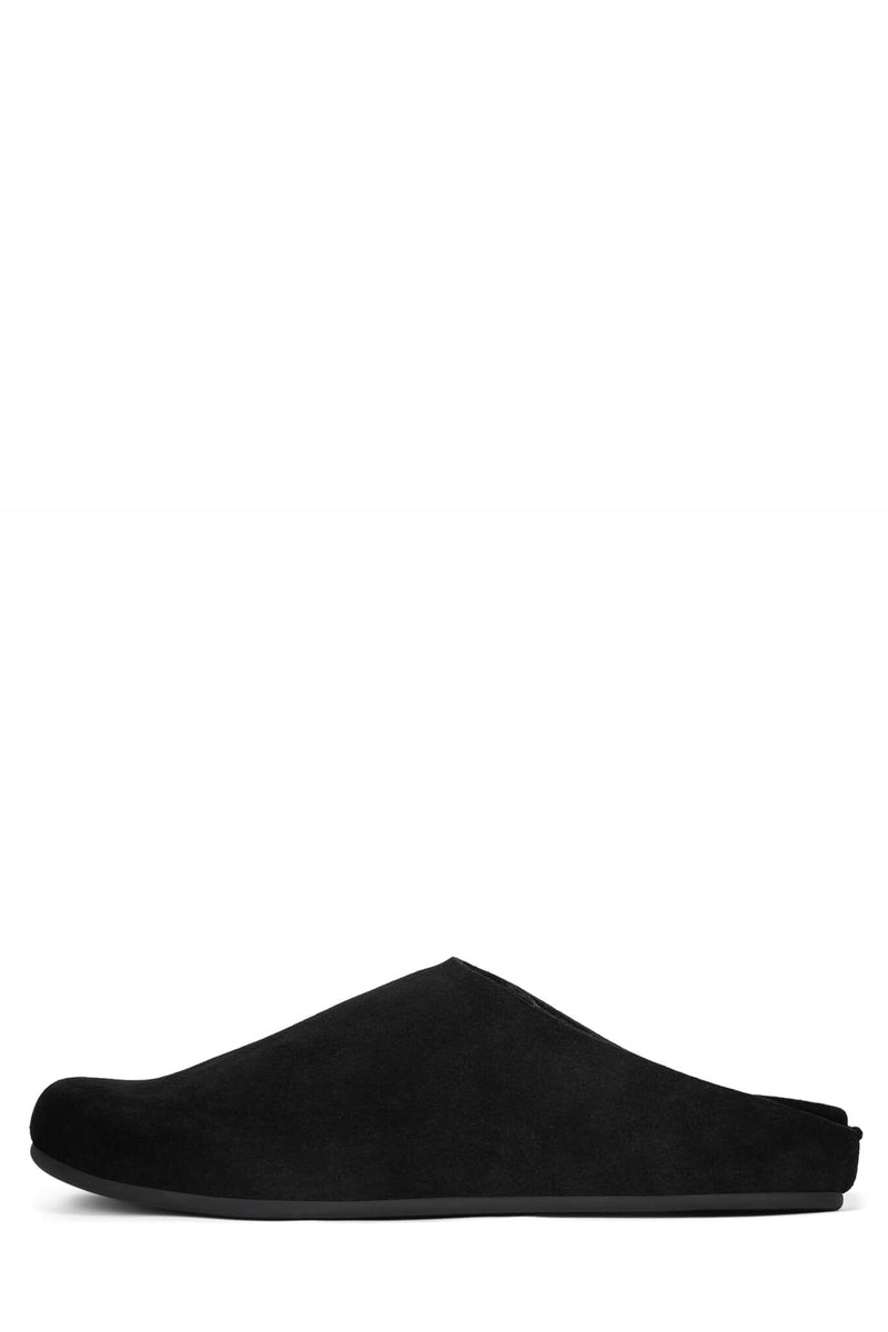 CONTENT Jeffrey Campbell Flat Mule Black Suede