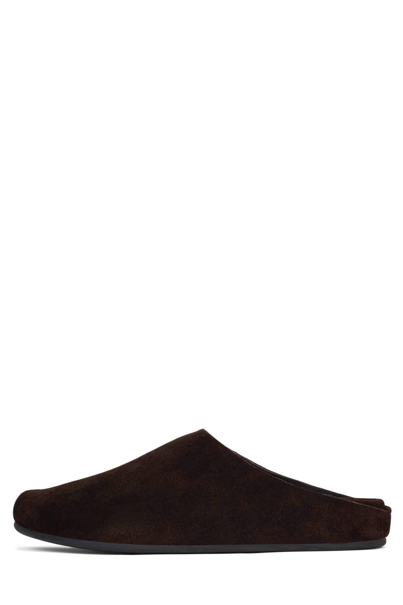 CONTENT Jeffrey Campbell Flat Mule Coffee Suede