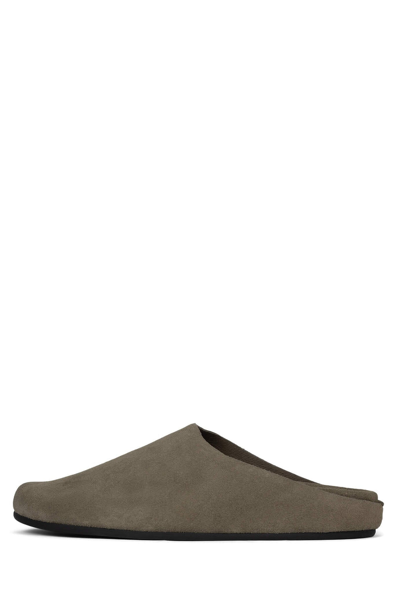 CONTENT Flat Mule YYH Light Khaki Suede 6 