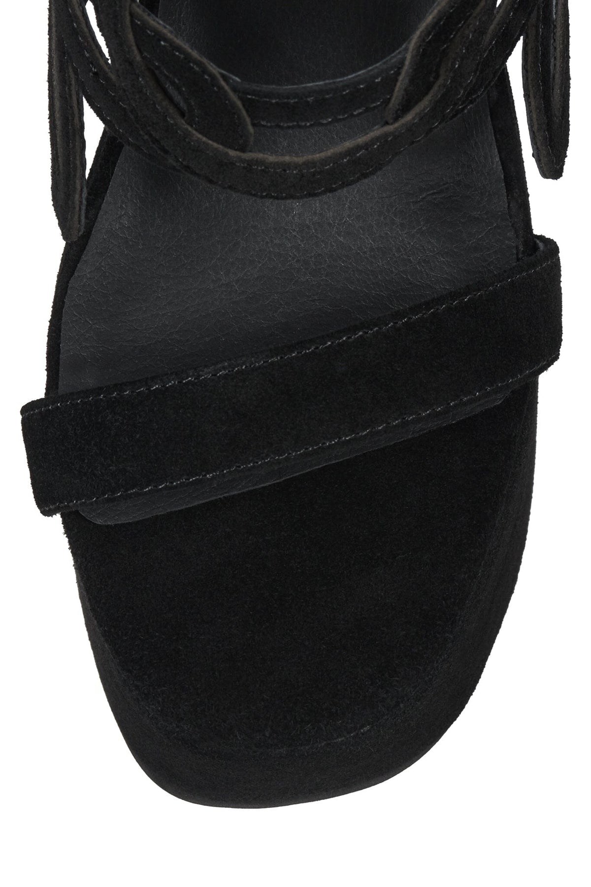 CORLEONE Platform Sandal Black Suede