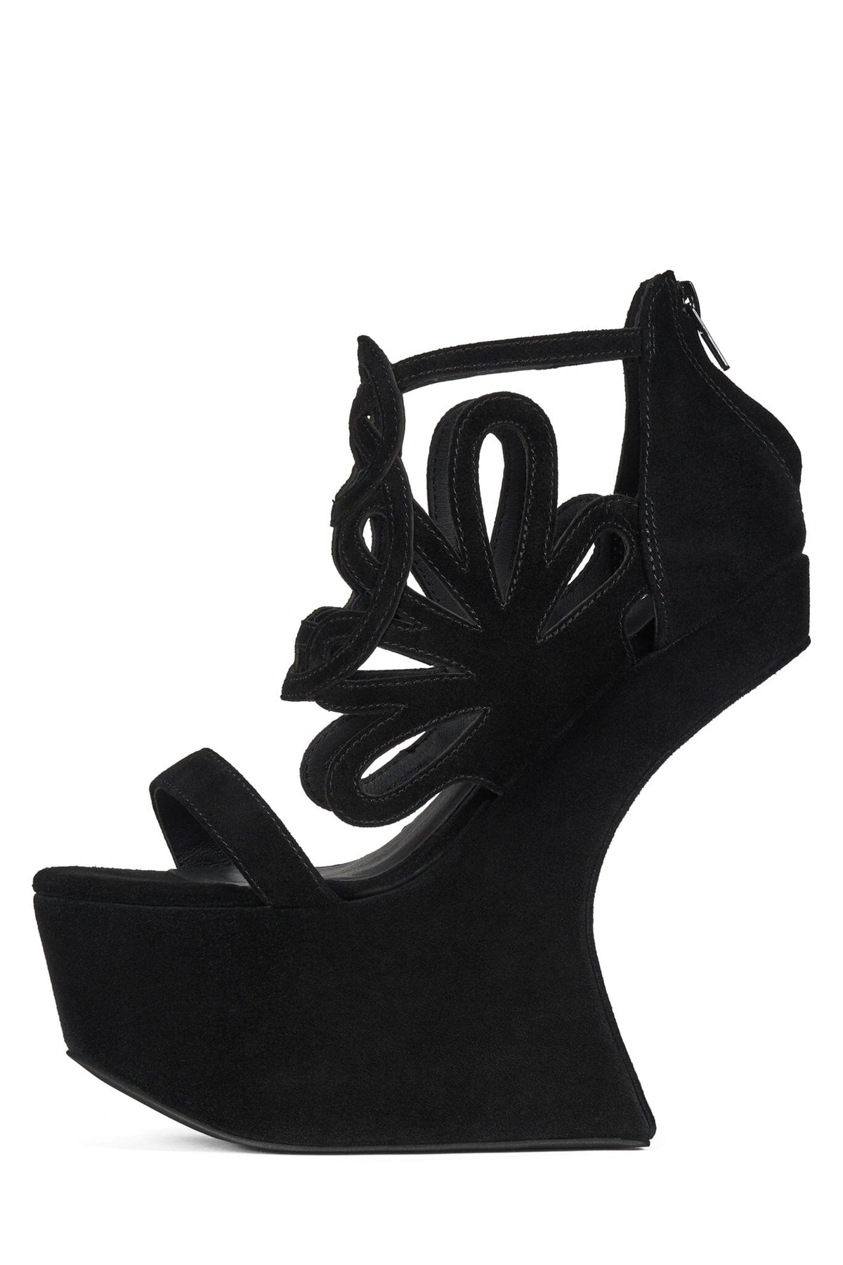 CORLEONE Platform Sandal Black Suede