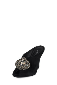 CORONATE Jeffrey Campbell Heeled Mule Black Suede
_hover