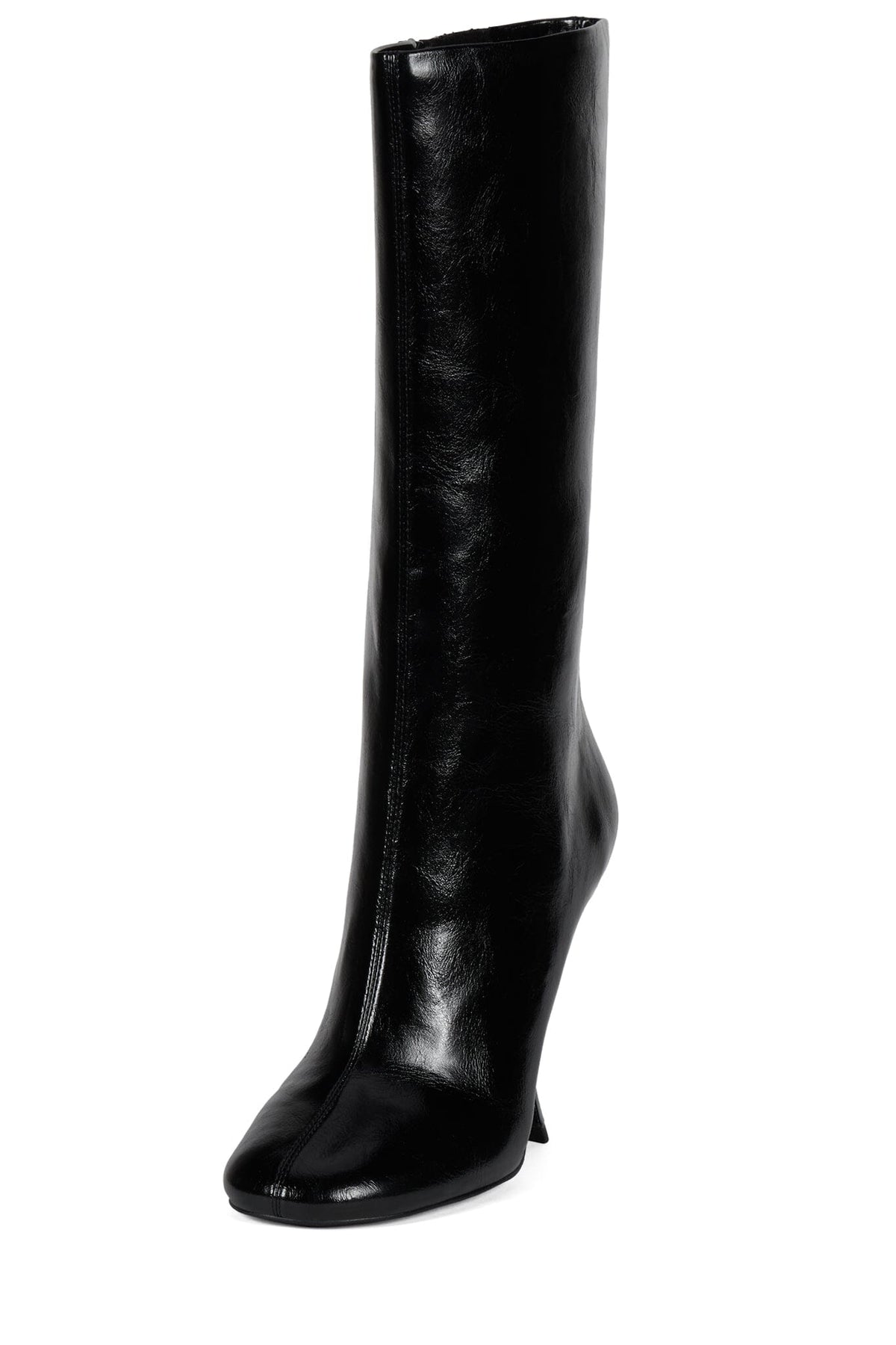 CRAZY-4-U Jeffrey Campbell Heeled Boot Black _hover