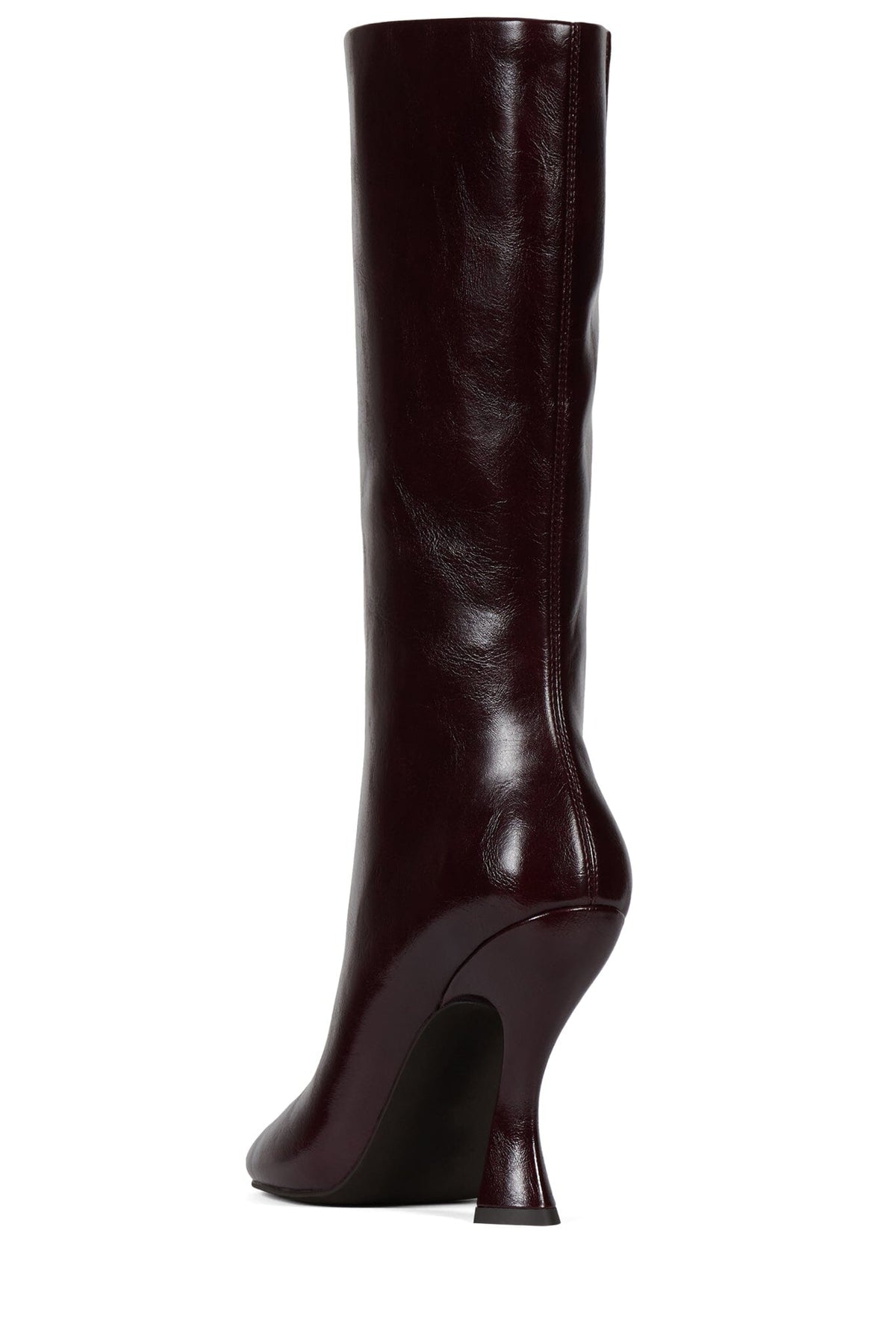 CRAZY-4-U Jeffrey Campbell Heeled Boot Wine