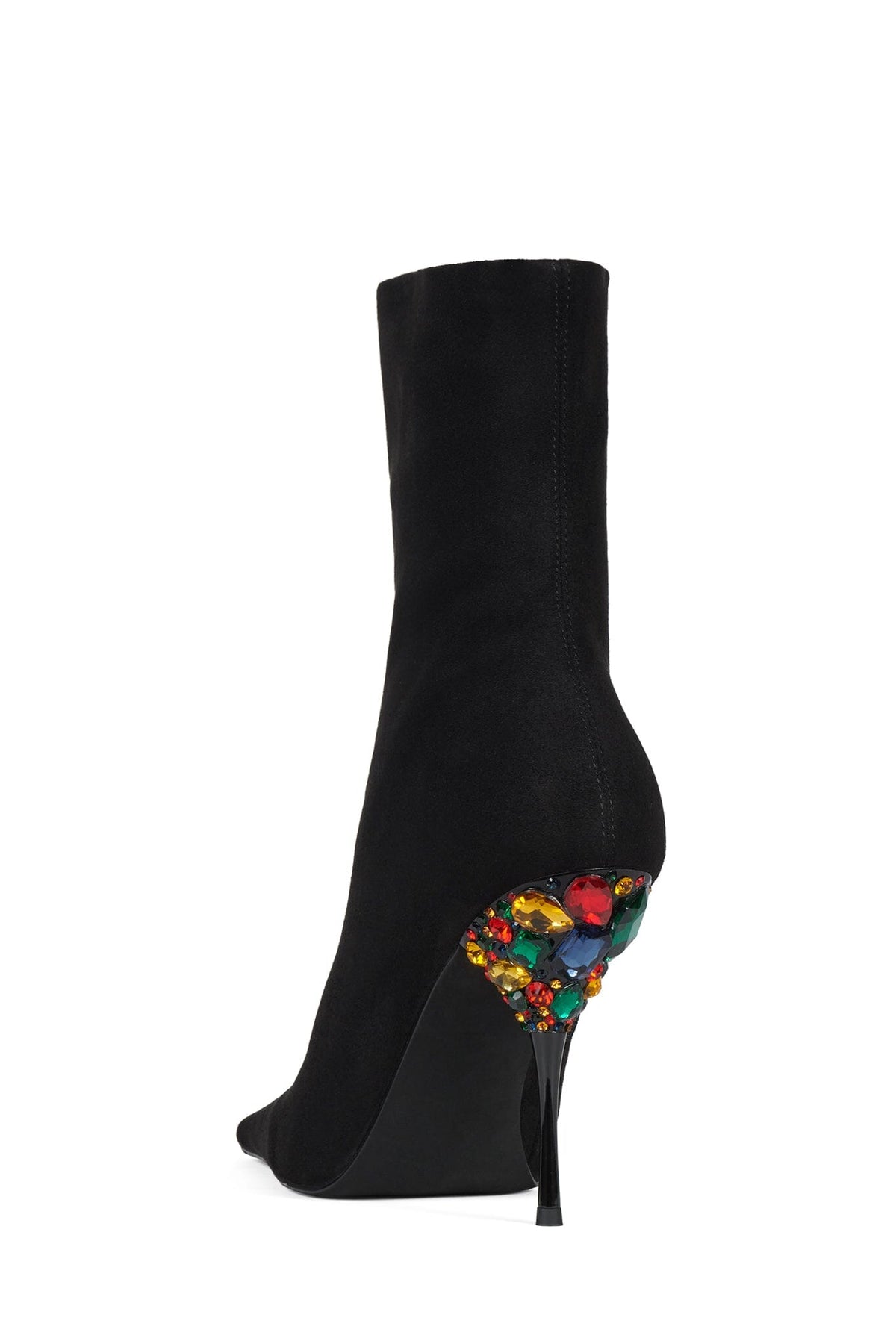 CROWNED Black Suede Multi