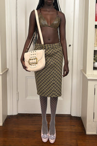 CRUMPET Jeffrey Campbell Heeled Mule Pink Tweed Lilac