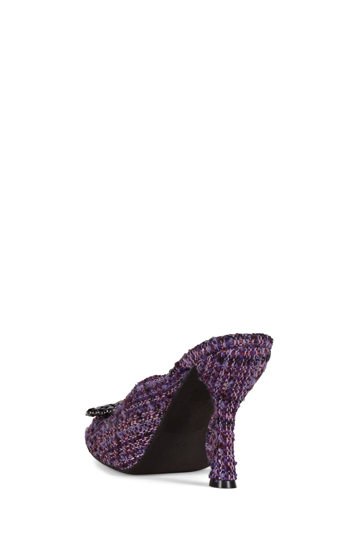 CRUMPET Jeffrey Campbell Heeled Mule Purple Tweed Purple