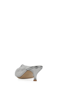 CRYSTALA Jeffrey Campbell Heeled Sandal Clear Silver
