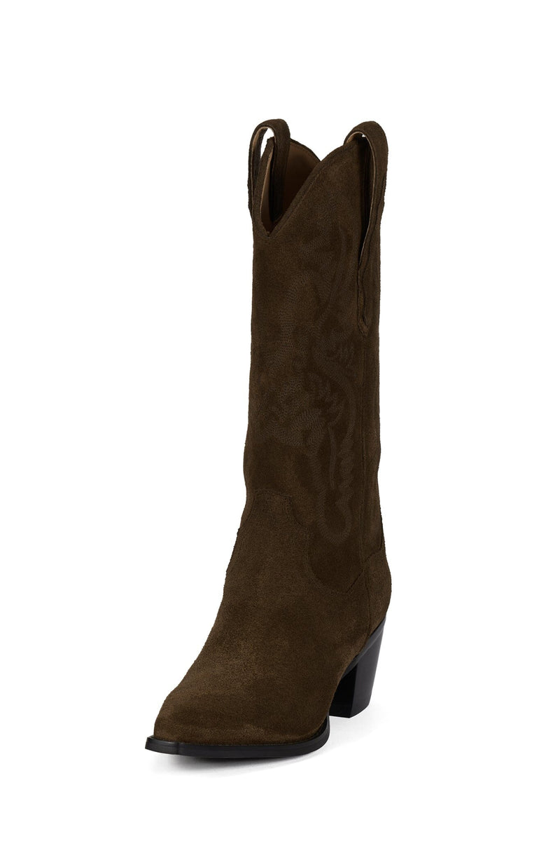 DAGGET Jeffrey Campbell Heeled Boot Brown Suede
_hover