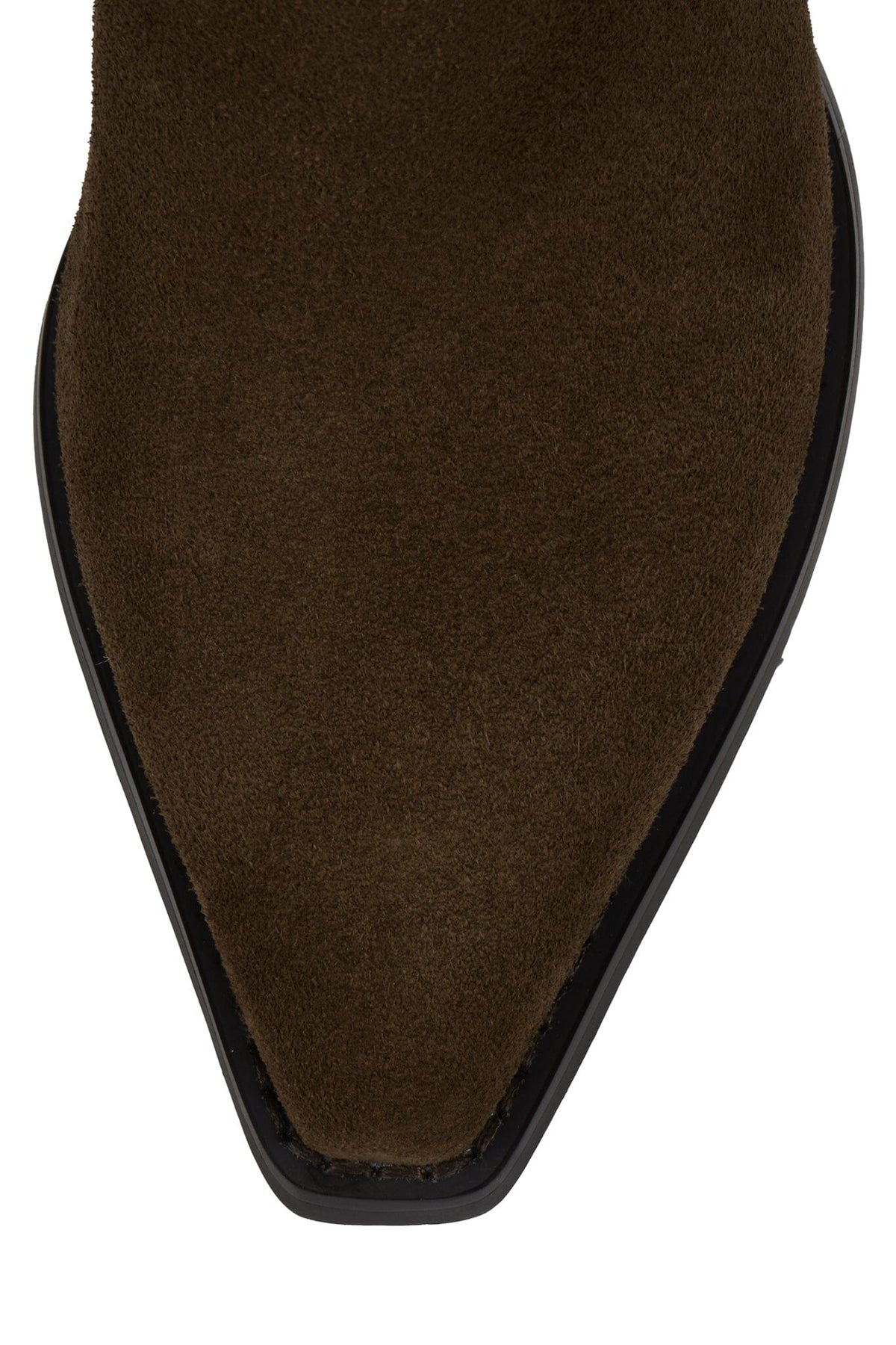 DAGGET Jeffrey Campbell Heeled Boot Brown Suede