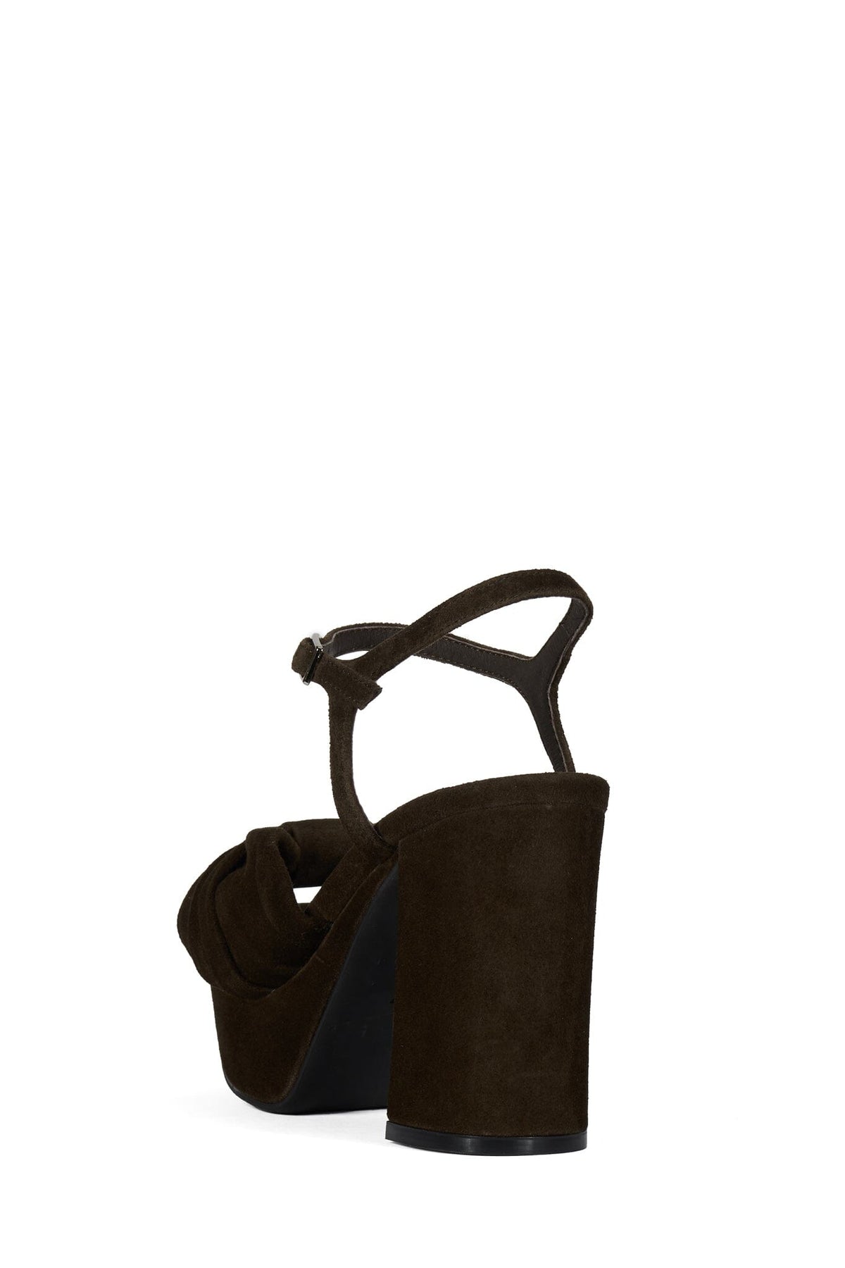 DALIDA Jeffrey Campbell Platform Sandal Espresso Suede