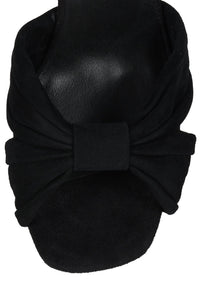 DALIDA Jeffrey Campbell Platform Sandals Black Suede