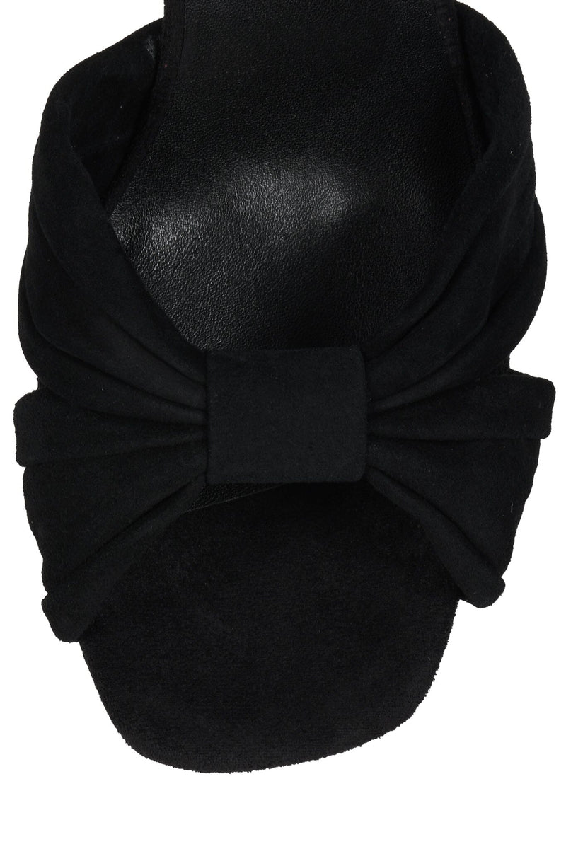 DALIDA Jeffrey Campbell Platform Sandals Black Suede