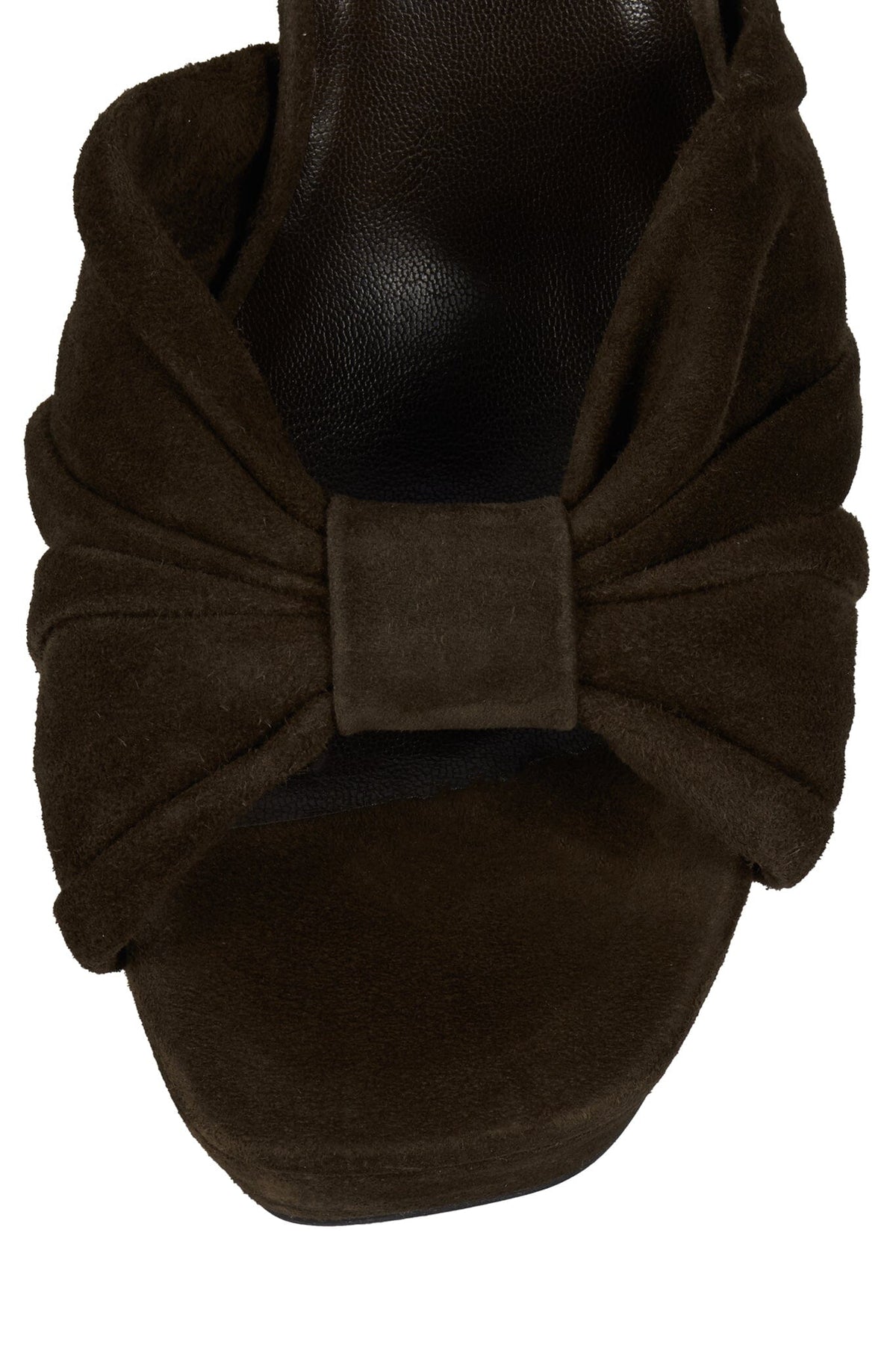 DALIDA Jeffrey Campbell Platform Sandal Espresso Suede