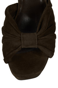 DALIDA Jeffrey Campbell Platform Sandal Espresso Suede