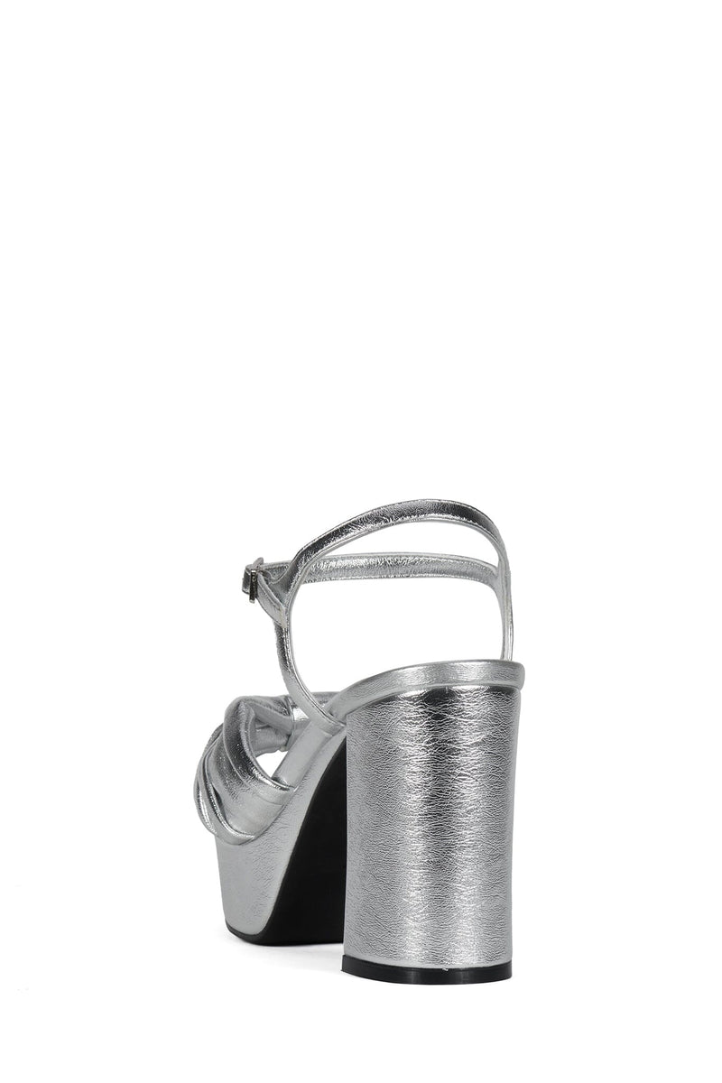 DALIDA Jeffrey Campbell Platform Sandals Silver