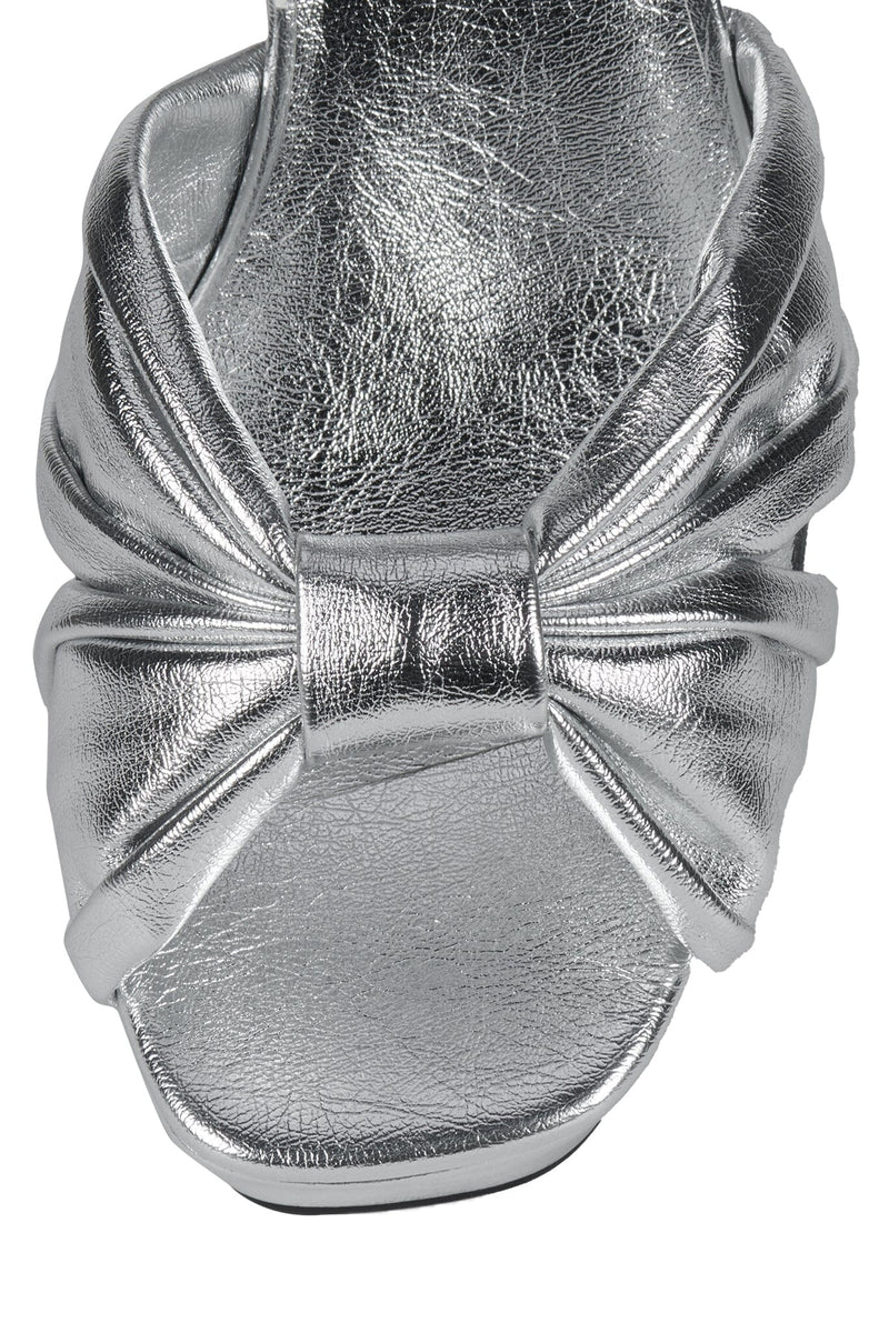 DALIDA Jeffrey Campbell Platform Sandals Silver