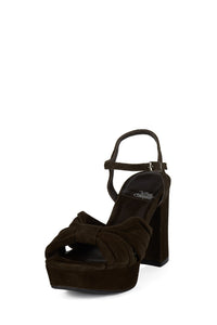 DALIDA Jeffrey Campbell Platform Sandal Espresso Suede _hover