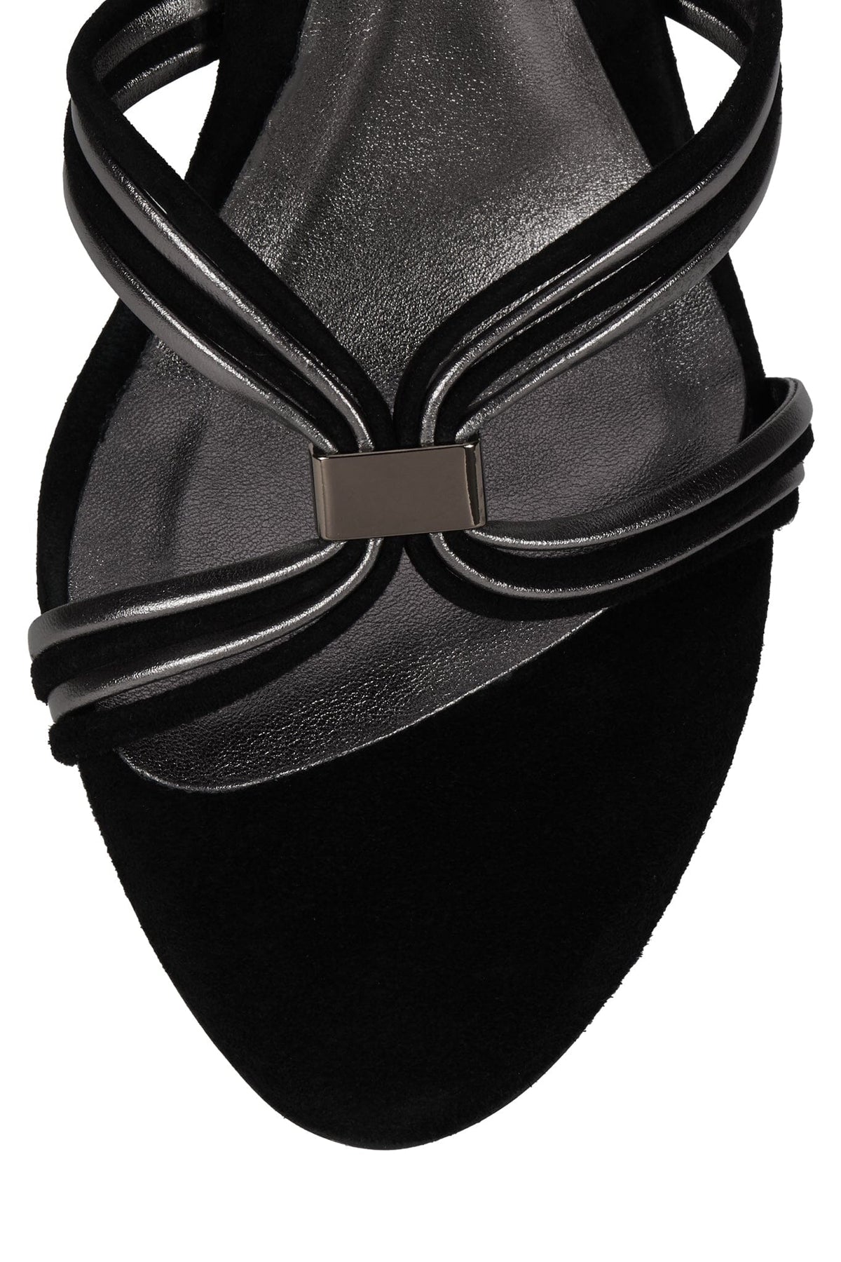 DAMONTE Black Suede Pewter