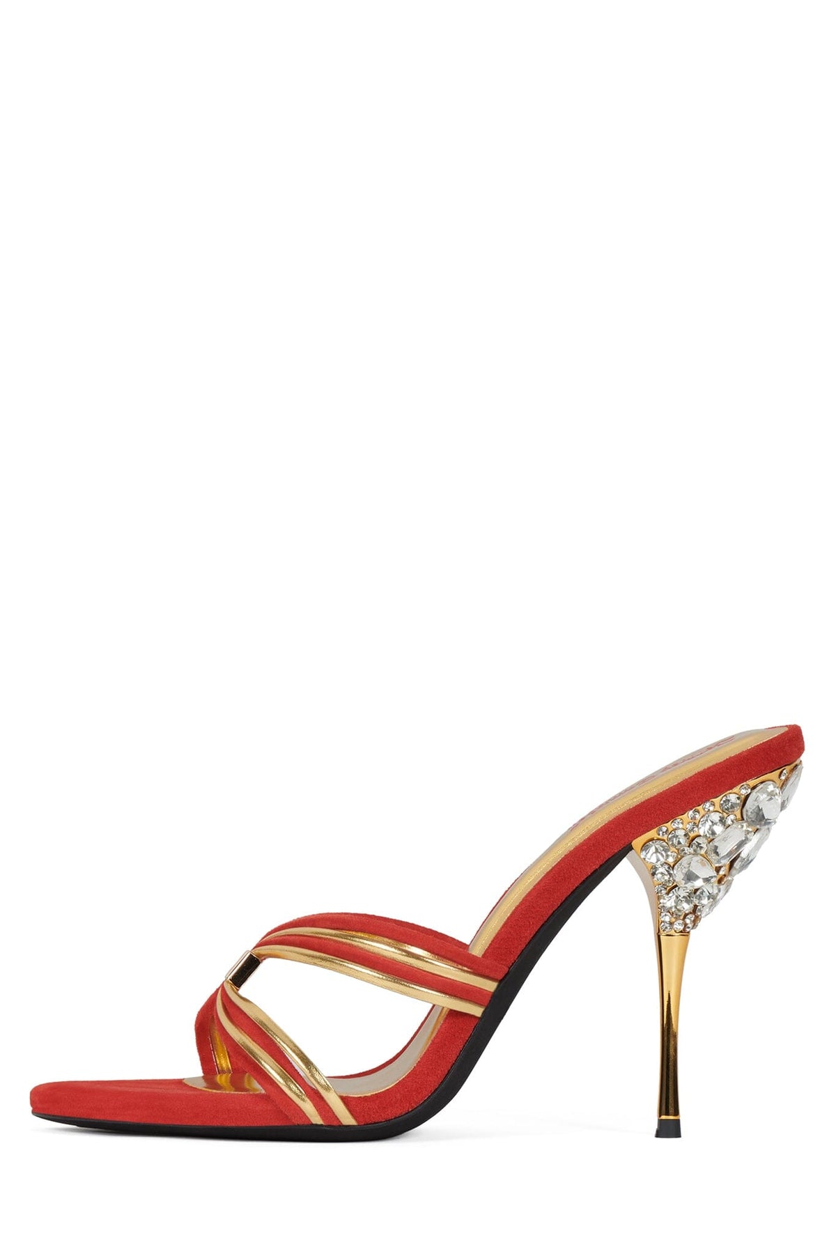 DAMONTE Red Suede Pewter