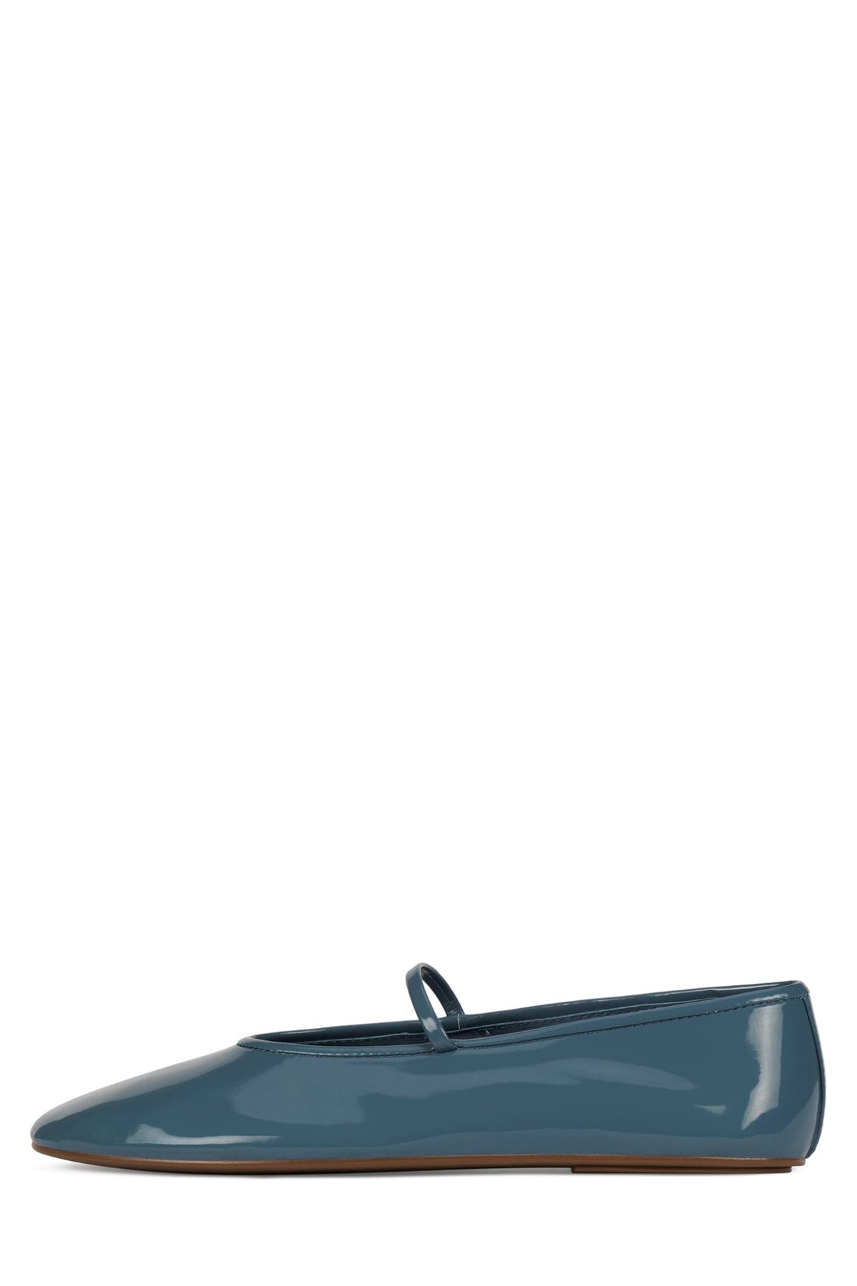 DANCERINA Jeffrey Campbell Flat Dusty Blue Patent 