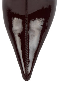 DARING-2 Jeffrey Campbell Ankle Boot Dark Wine Crinkle Patent