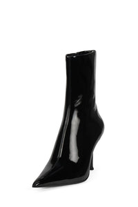 DARING-2 Jeffrey Campbell Ankle Boot Black Crinkle Patent _hover