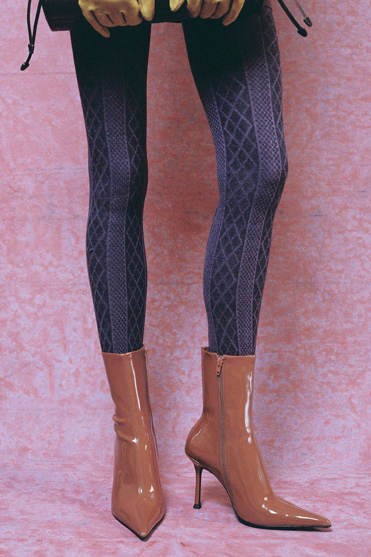 DARING-2 Jeffrey Campbell Ankle Boot Caramel Patent