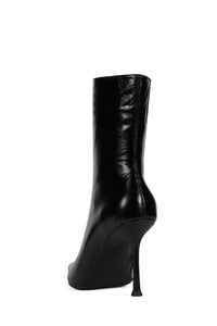 DARING-2 Jeffrey Campbell Ankle Bootie Black Crinkle