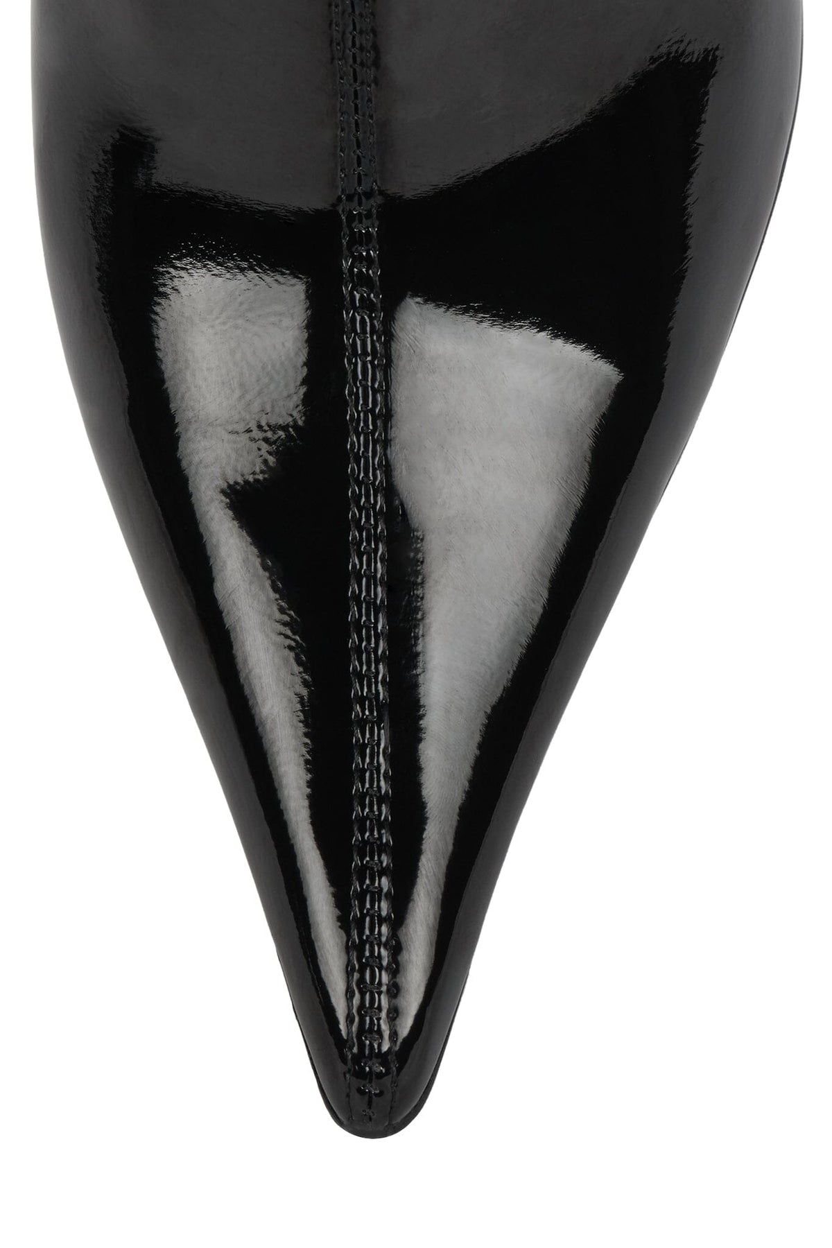 DARING-2 Jeffrey Campbell Ankle Boot Black Crinkle Patent