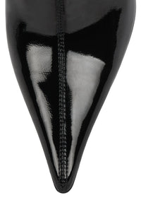 DARING-2 Jeffrey Campbell Ankle Boot Black Crinkle Patent