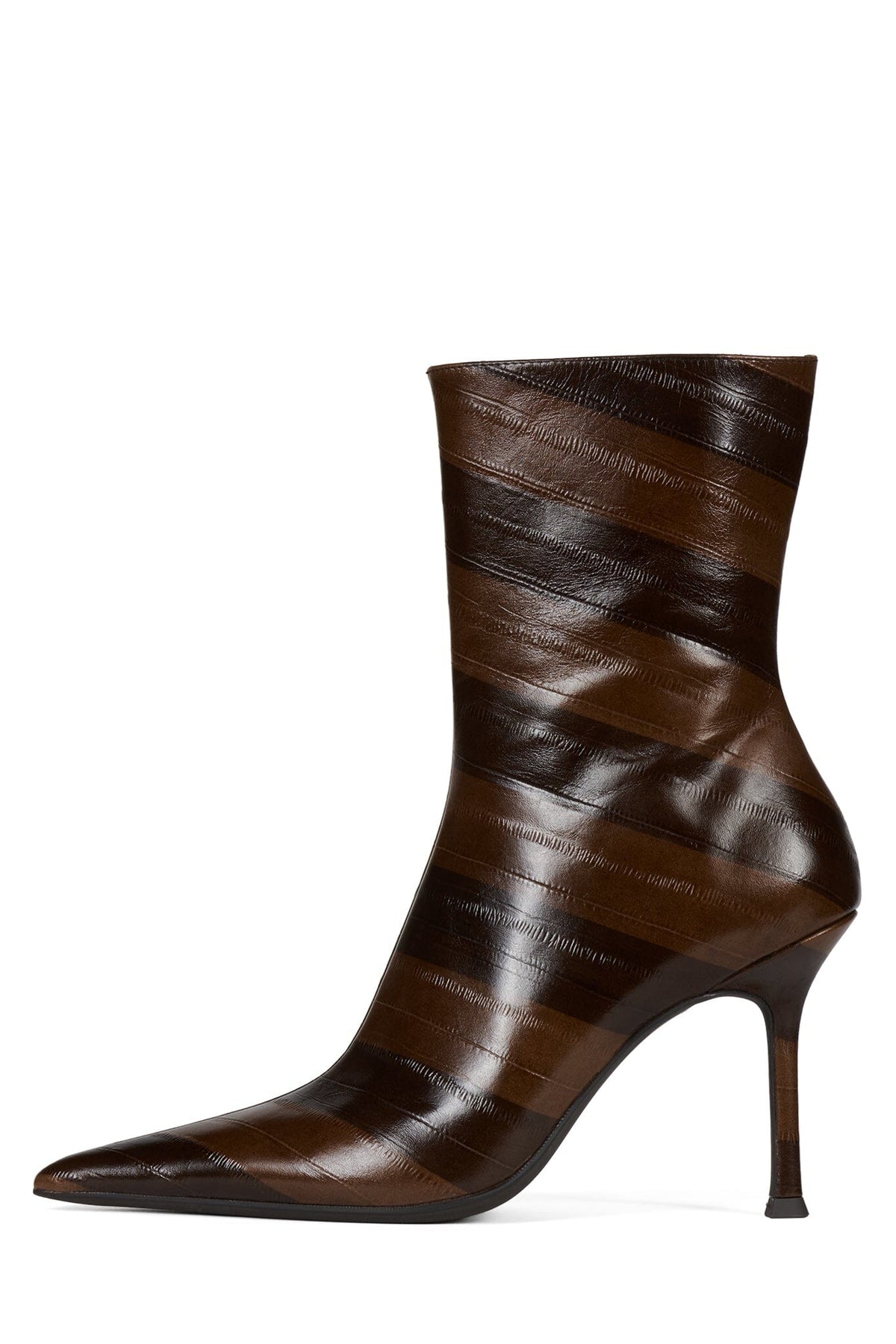 DARING-2 Heeled Boot YYH Brown Eel Combo 6 