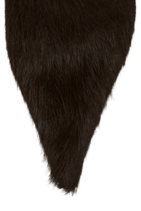 DARING-F Jeffrey Campbell Ankle Bootie Brown Long Hair