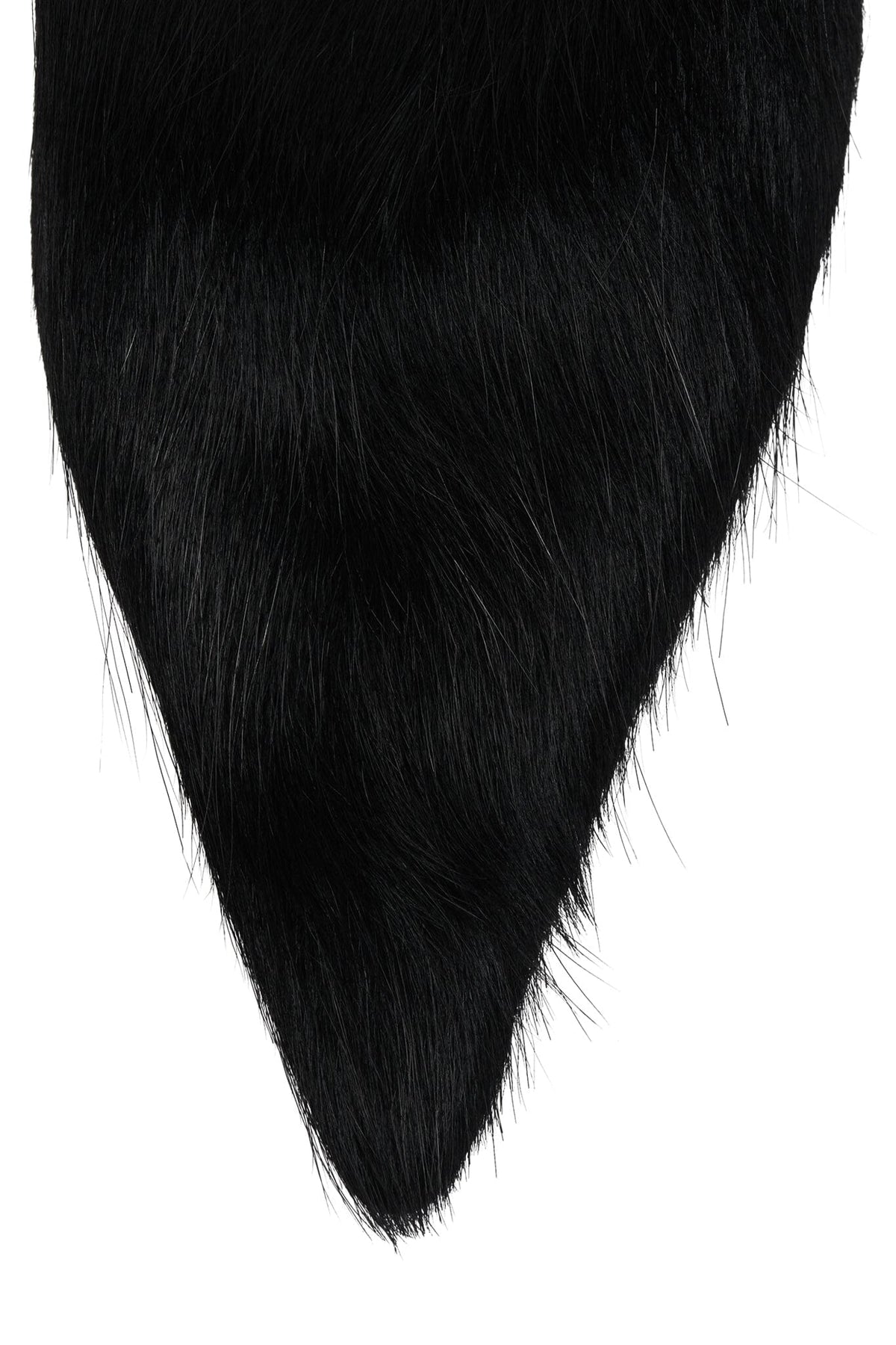 DARING-F Jeffrey Campbell Ankle Bootie Black Long Hair