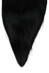 DARING-F Jeffrey Campbell Ankle Bootie Black Long Hair