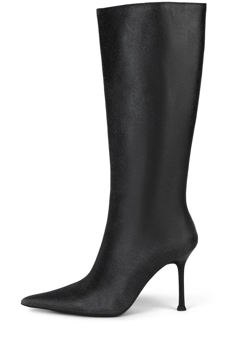 DARLING-2 Knee-High Boot YYH Black Distressed 6 