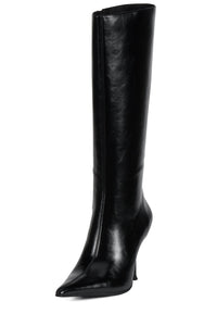 DARLING-3 Jeffrey Campbell Knee-High Stiletto Boot Black _hover