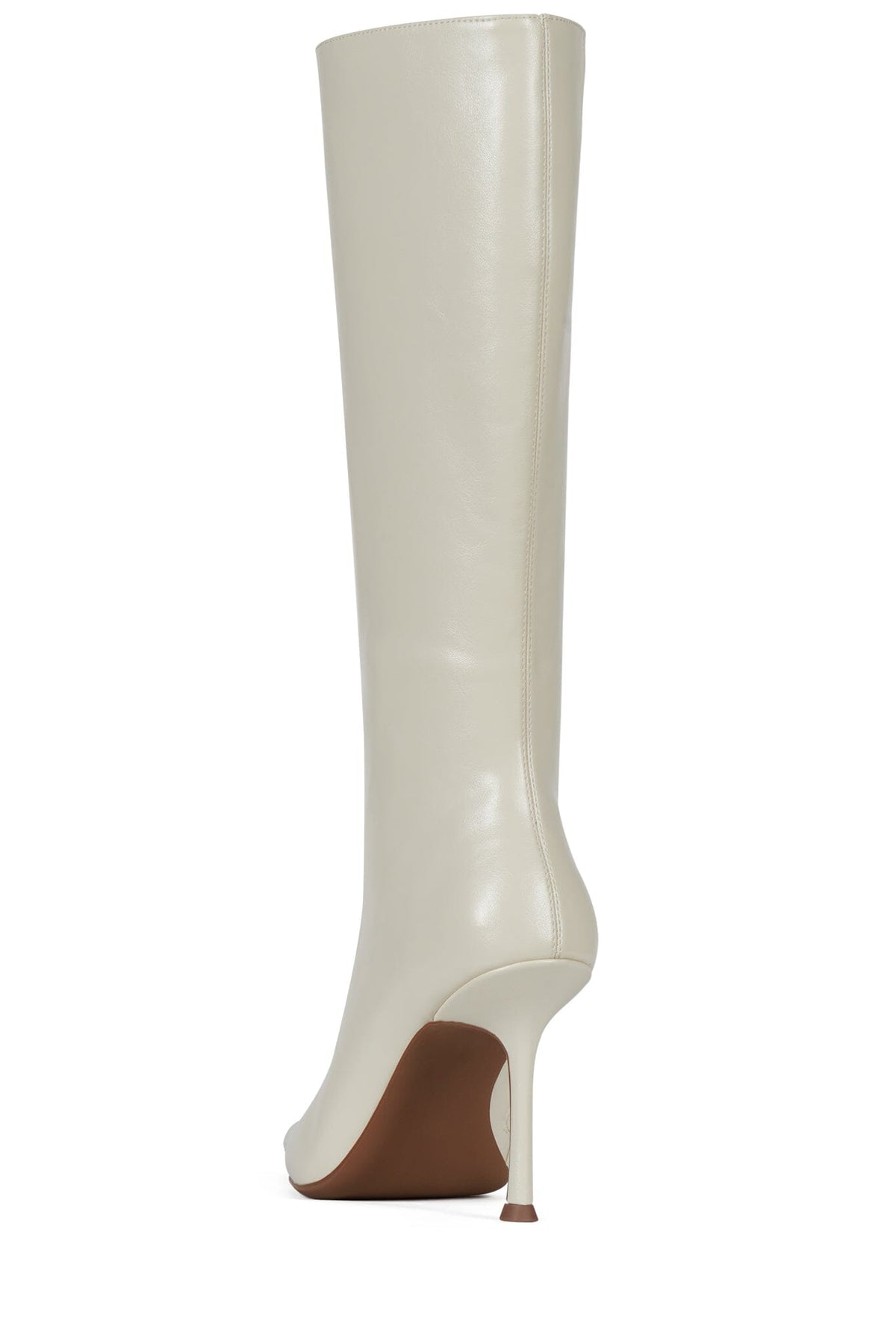 DARLING-3 Jeffrey Campbell Knee-High Stiletto Boot Ivory