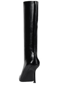 DARLING-3 Jeffrey Campbell Knee-High Stiletto Boot Black