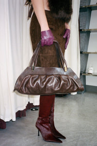 DARLING-3F Jeffrey Campbell Stiletto Boot Wine Long Hair