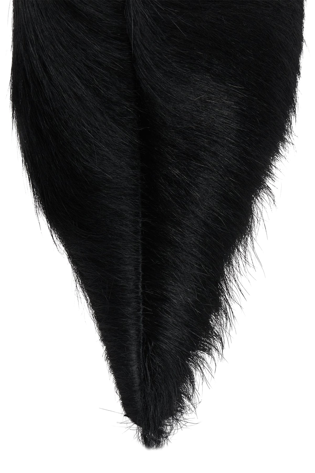 DARLING-3F Jeffrey Campbell Stiletto Boot Black Long Hair