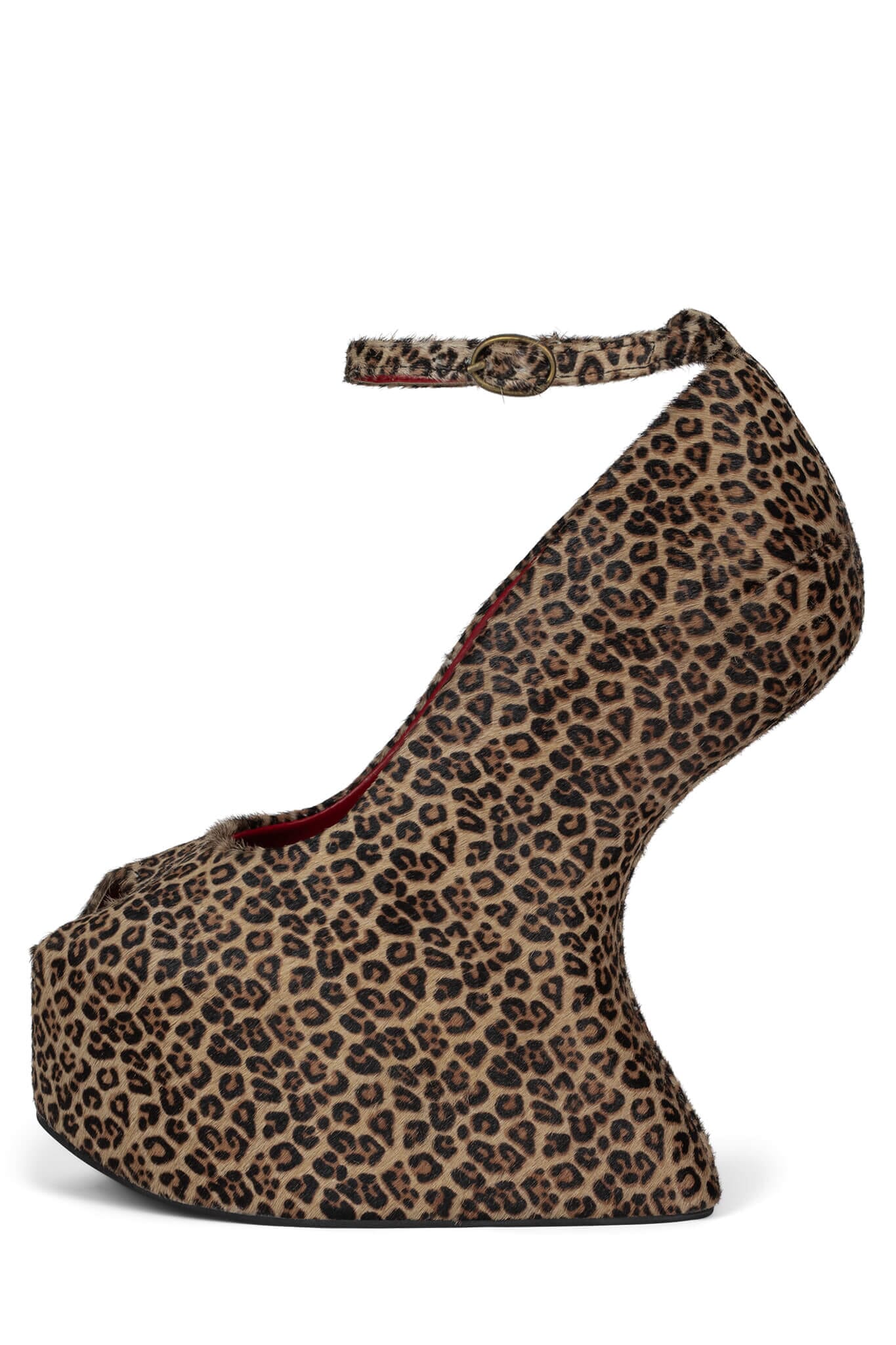 Jeffrey Campbell cheapest Size 8M Leopard Print Calf Half Platform Shoes