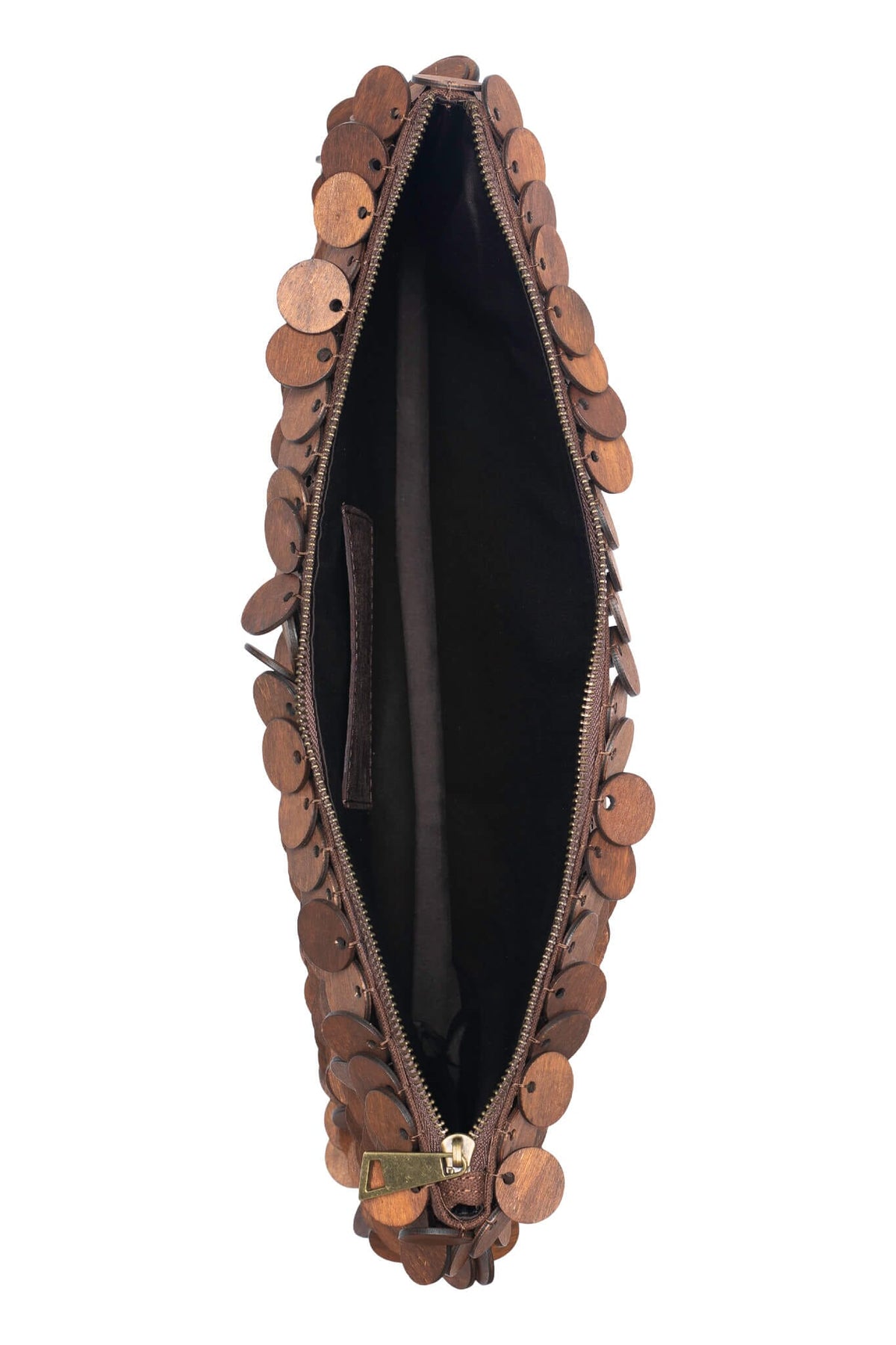 DE-MADERA Jeffrey Campbell Clutch Light Brown Combo