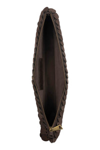 DE-MADERA Jeffrey Campbell Clutch Brown Combo