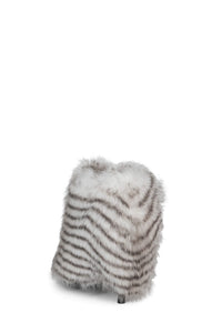 DEFROST Jeffrey Campbell Ankle Boot Ice Crackle White Grey