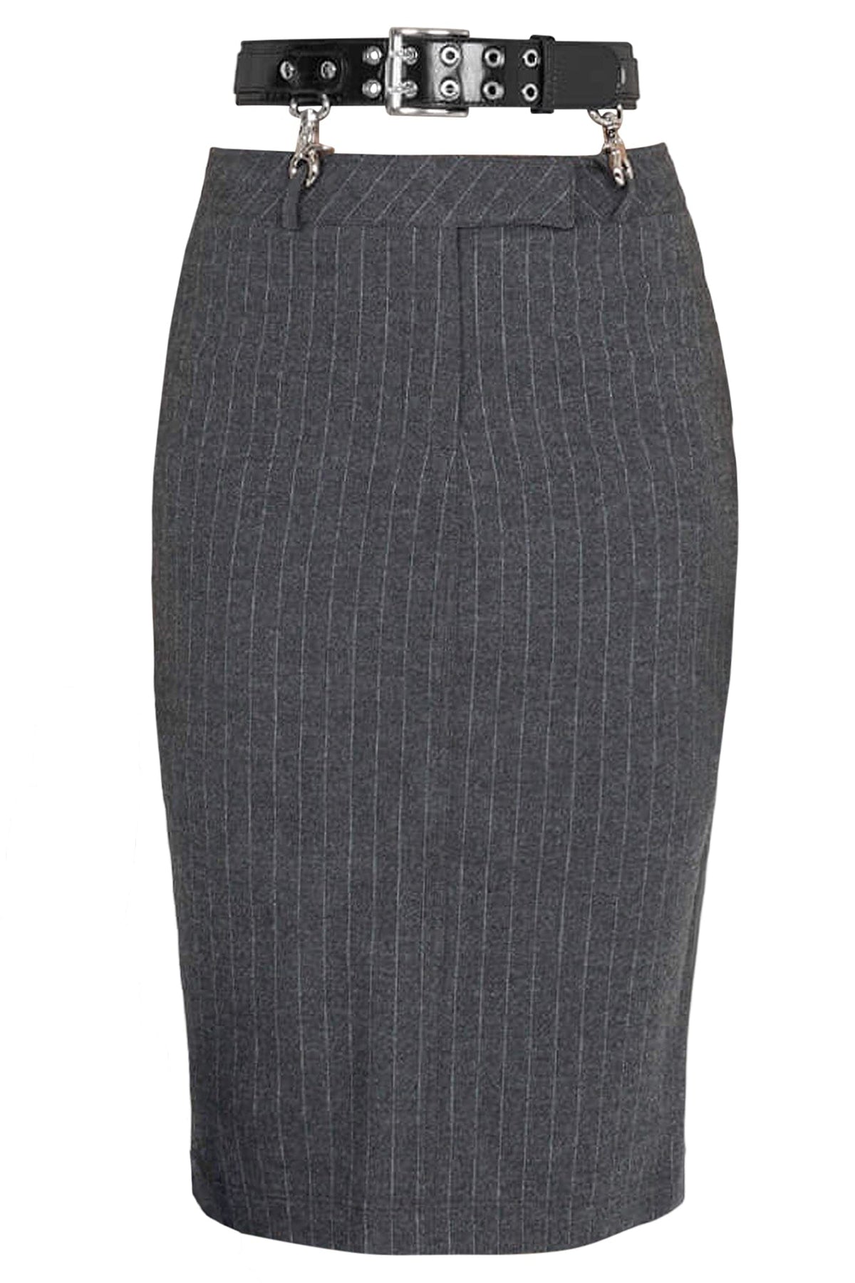 DELPHY SKIRT Skirt YYH Dark Grey Pinstripe XS 
