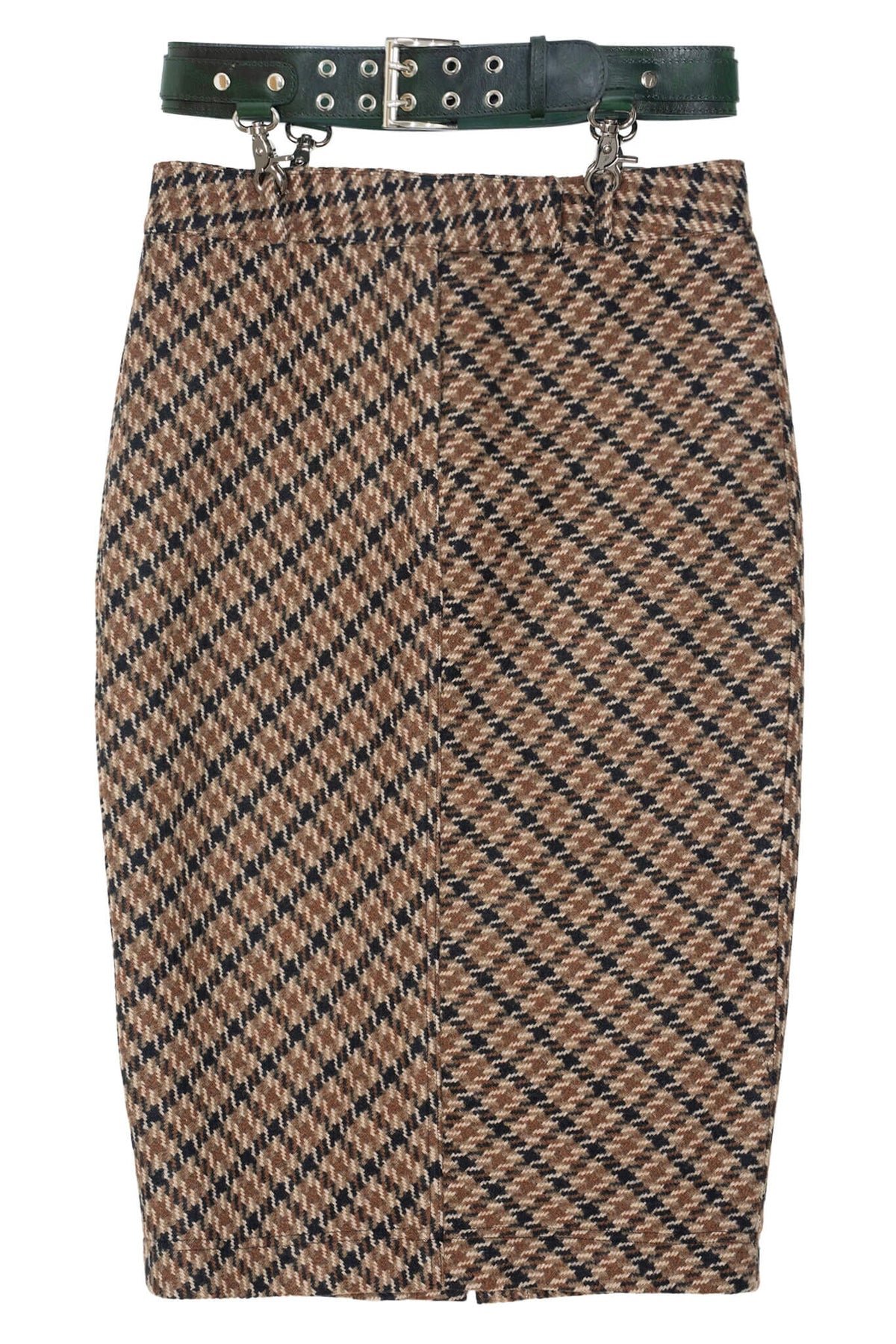 DELPHY SKIRT Skirt YYH Yellow Plaid Tweed XS 