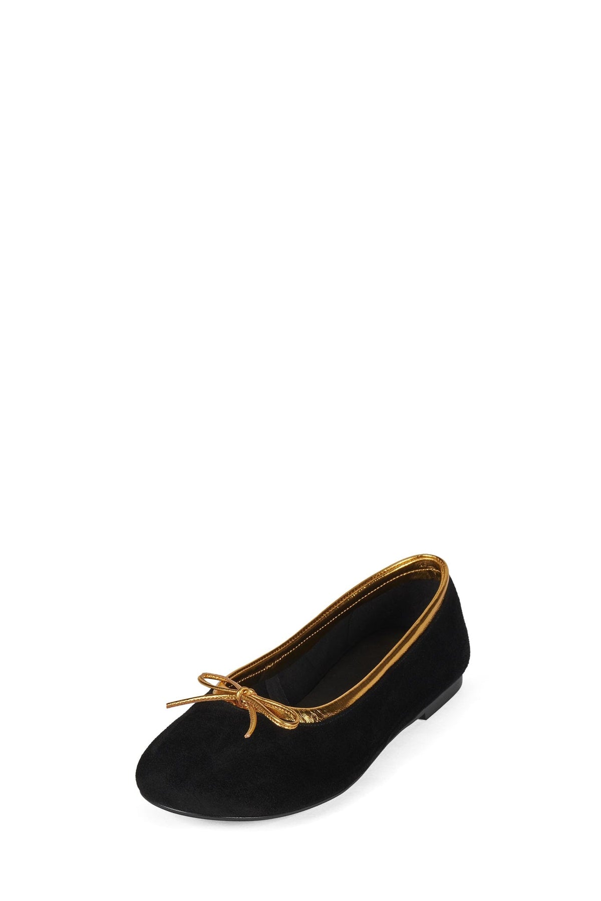 DEPARTURE Flat Black Suede Gold _hover